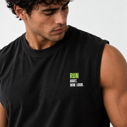 PREMIUM TANK — MIDNIGHT BLACK / SAND