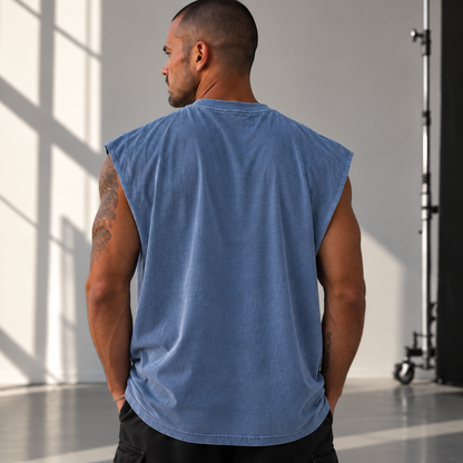 TANK WASHED DENIM